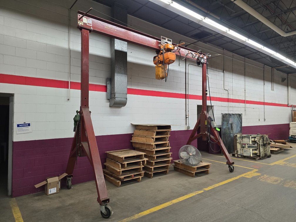 B.E. Wallace Products Corp. Mobile Gantry Crane.