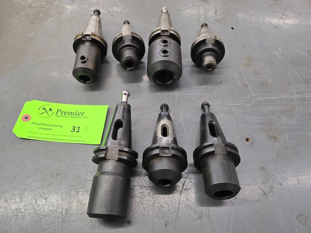 (7) CAT-40 Tool Holders.