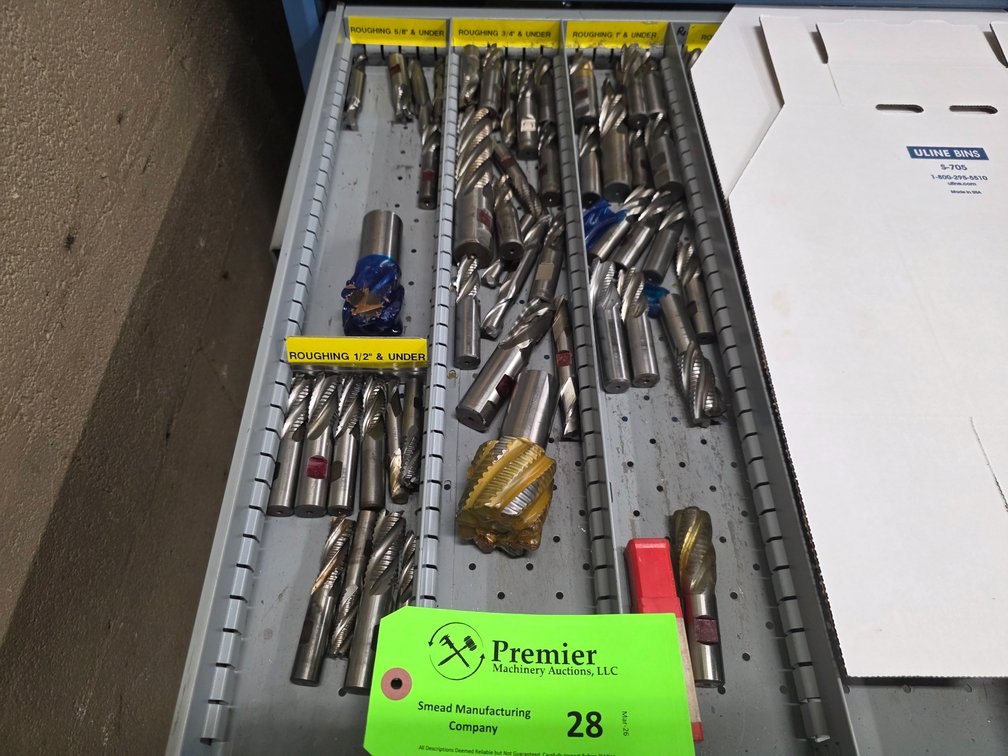 Large Quantity of HSS Roughing Endmills