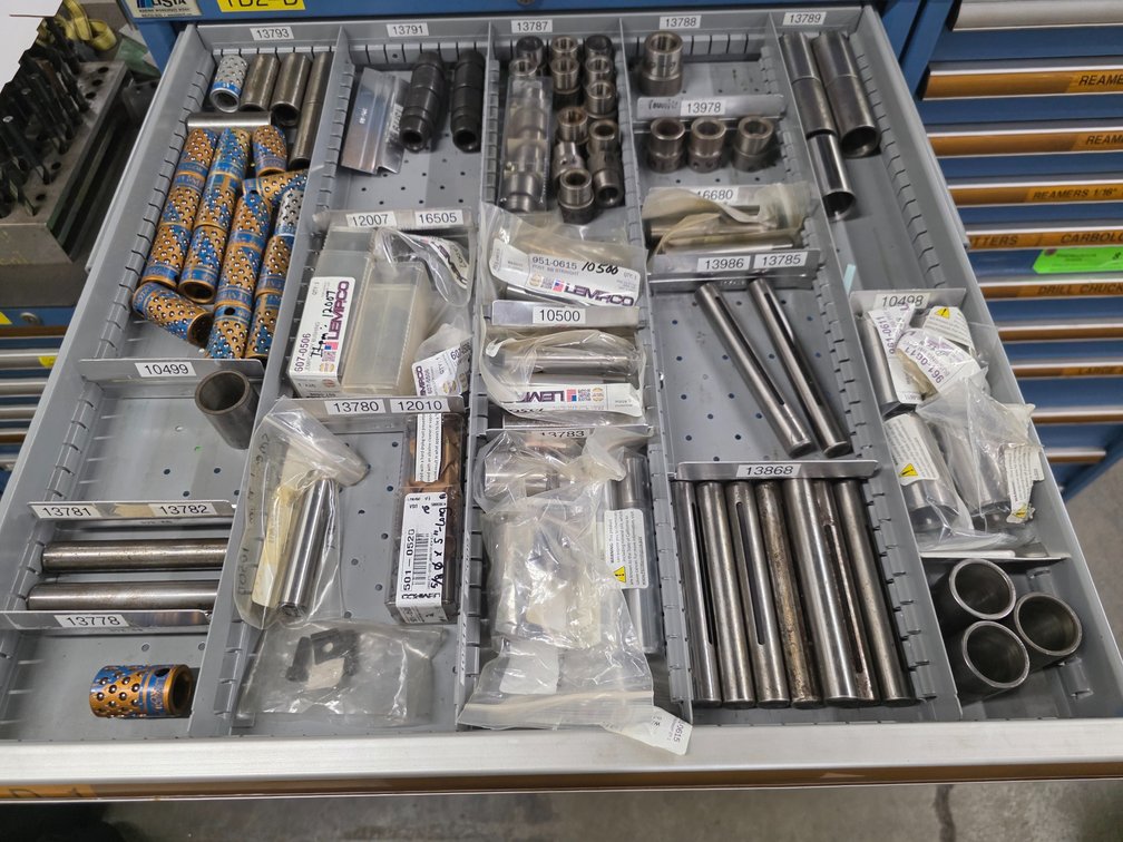 Large Assortment of Die Components.