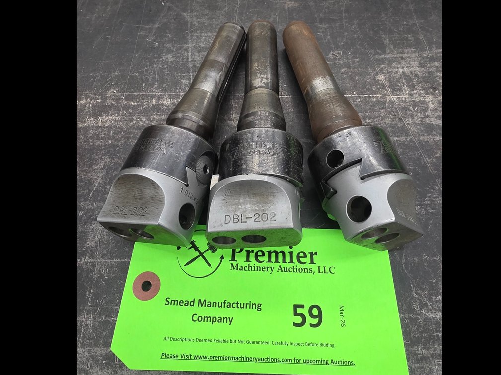(3) Criterion DBL-202 Adjustable Boring Heads