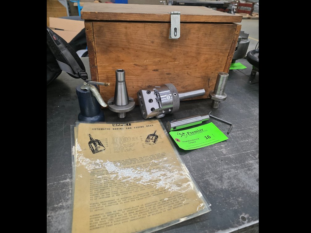 Gamet Automatic Boring and Facing Head