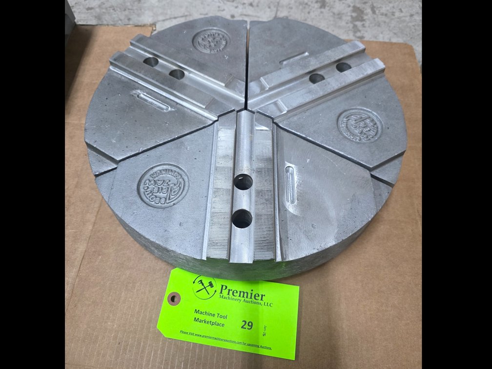 Abbott 15" Dia. Aluminum Pie Jaw Set.