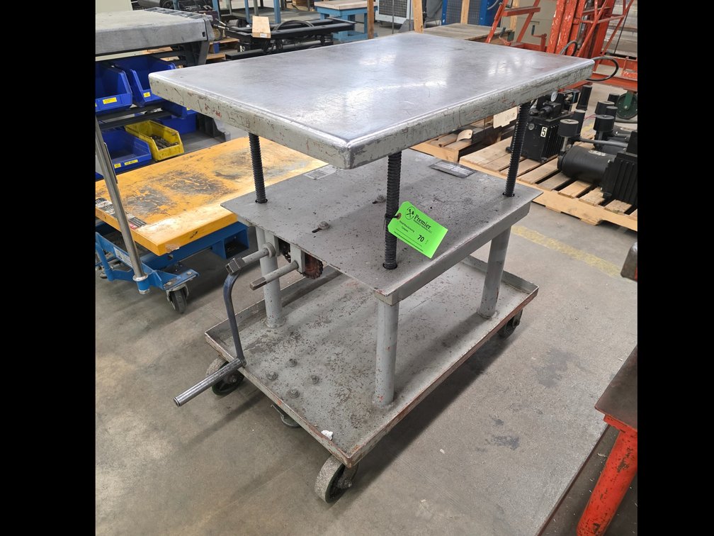 Economy Model FT Manual Die Lift Cart.
