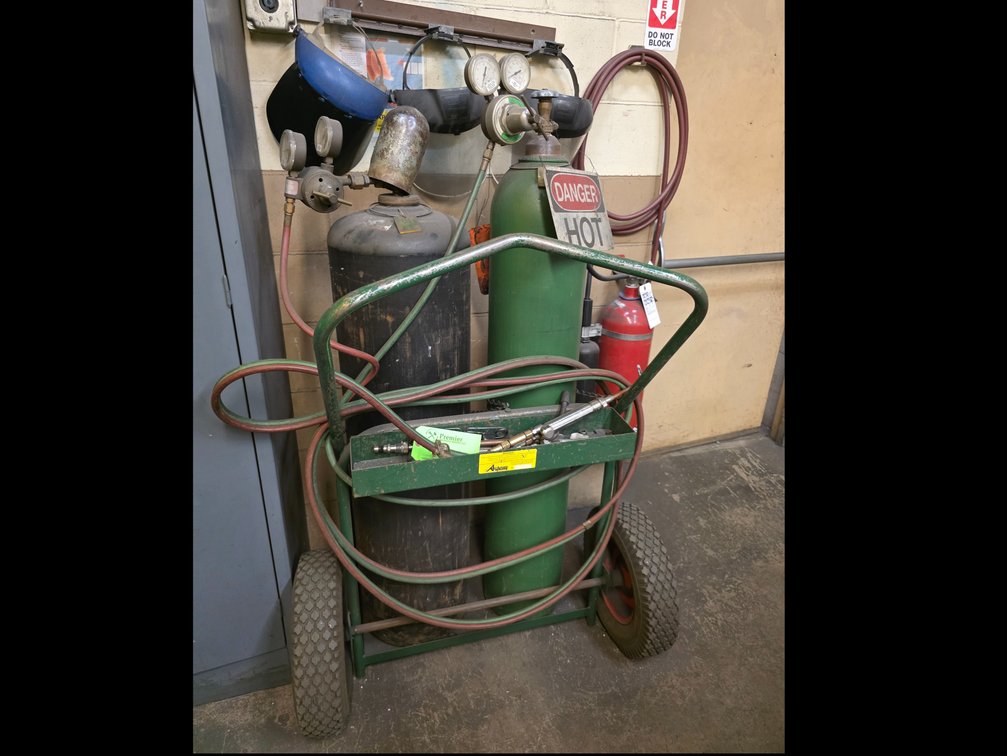 Oxy-acetylene Torch Cart