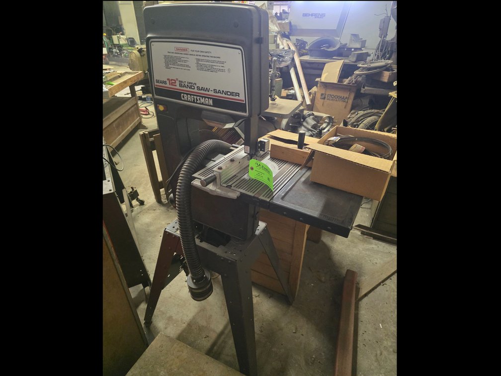 Craftsman 12" Belt Drive Band Vertical Band Saw-Sander.