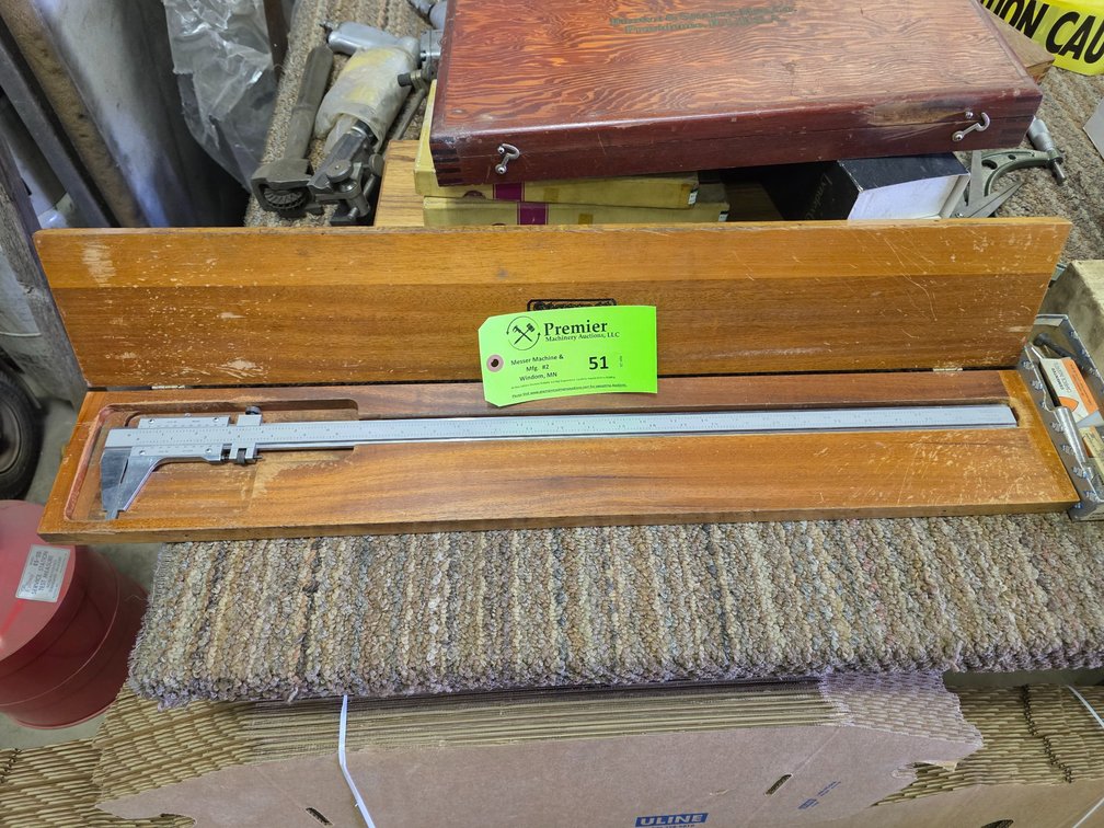 Starrett no. 123, 24" Vernier Caliper