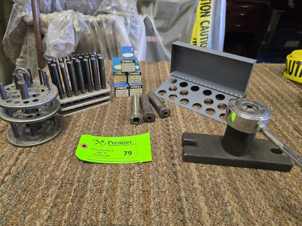 Assorted Tooling and Collets.