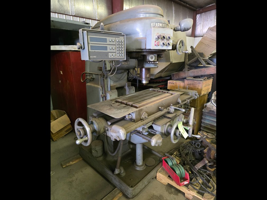 Kearney & Trecker #2, Rotary Head Vertical Milling Machine.
