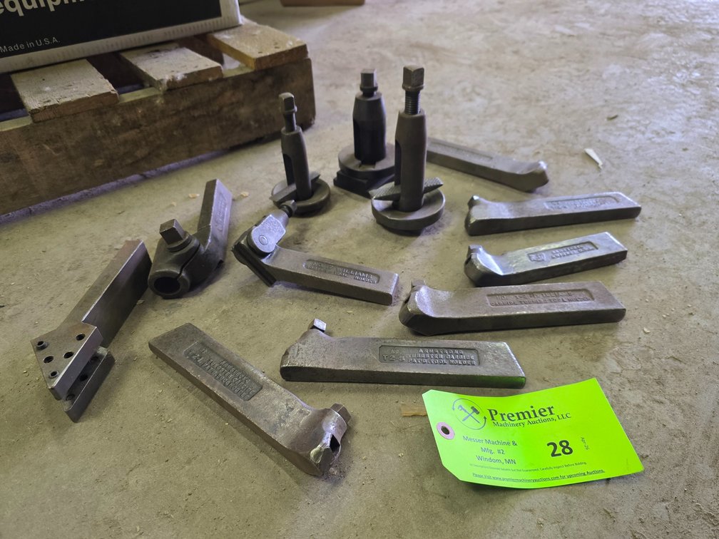 (3) Lantern Style Tool Posts and Holders.