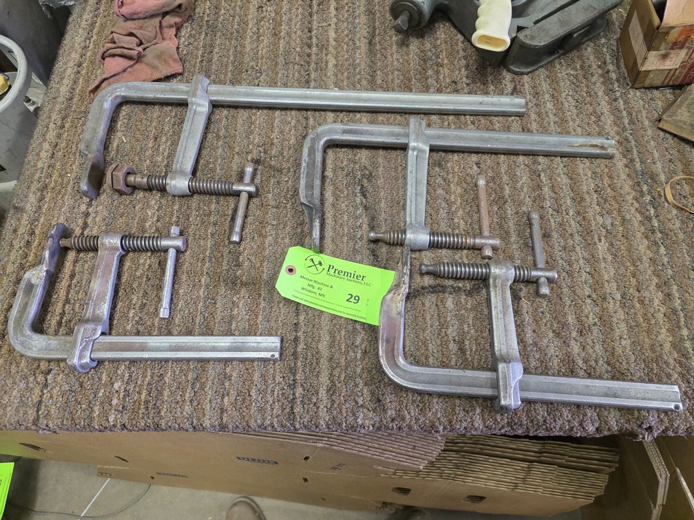 (4) Bessy Type Clamps.