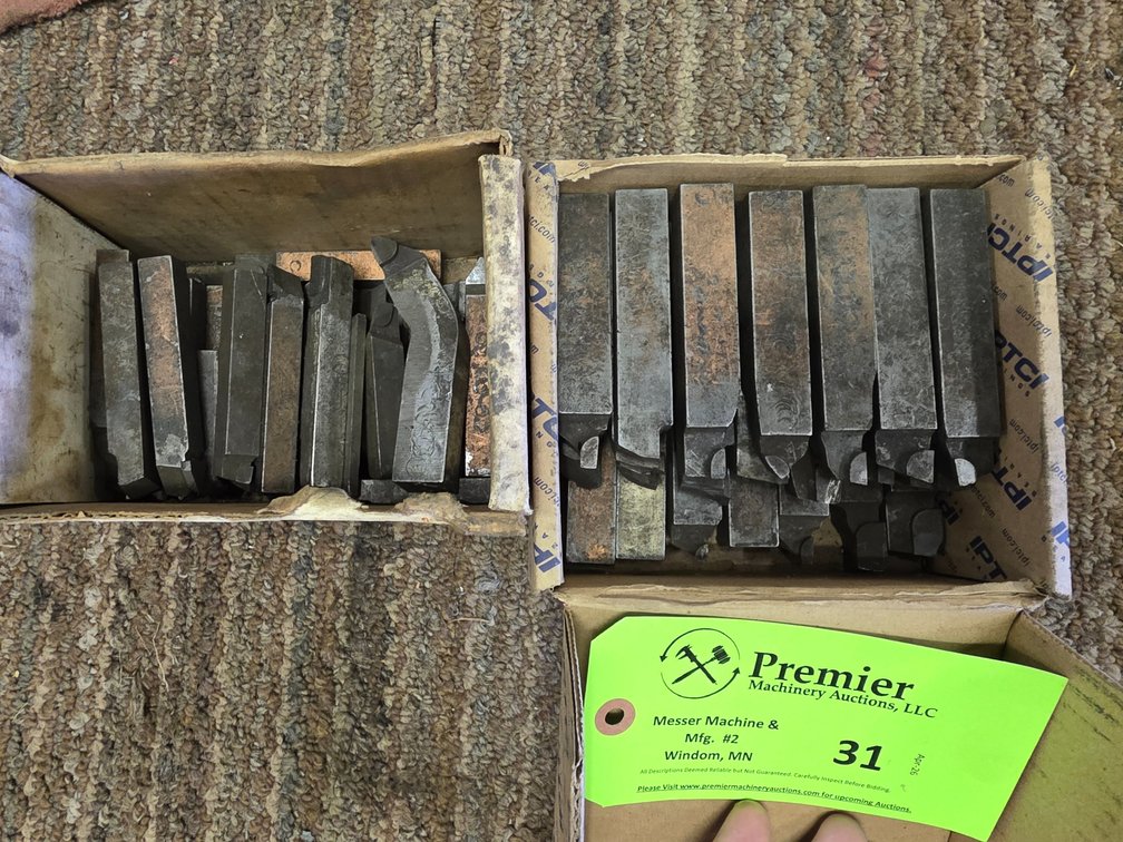 Brazed Carbide Tip Square Shank Cutting Tools.