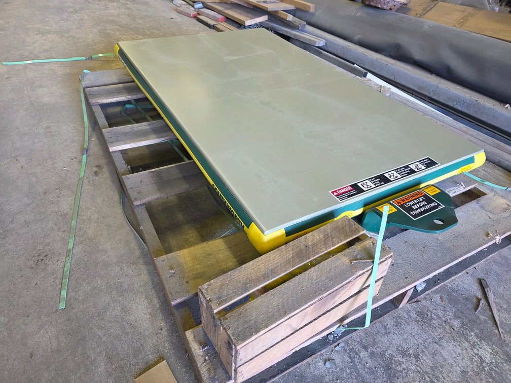 Southworth 2000 lb. Capacity Electric Lift Table.