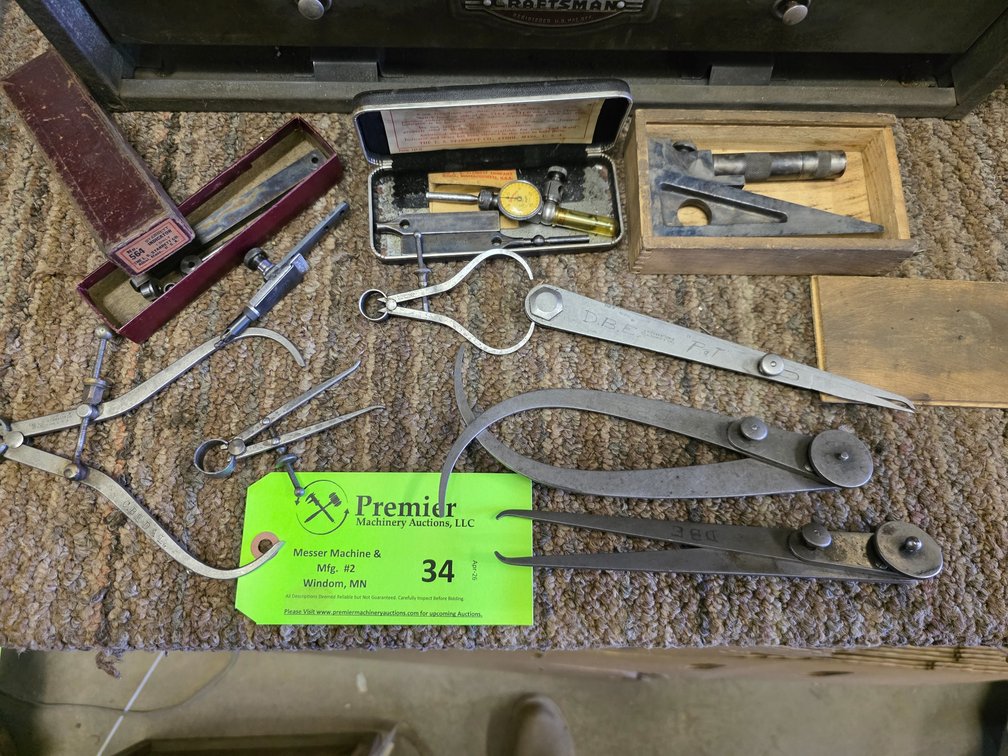 Assorted Vintage Starrett Inspection