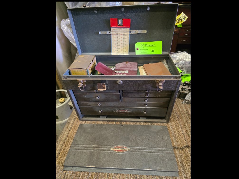 Craftsman 7-Drawer Machinists Topper Tool Box.