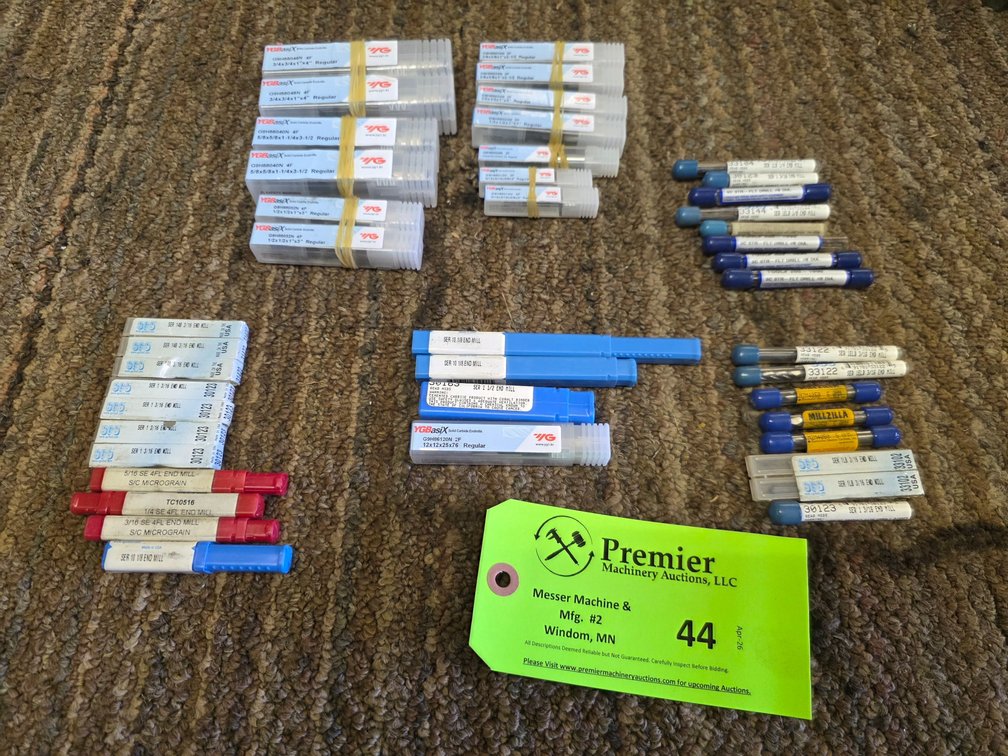 Assorted Carbide Perishable Tooling.