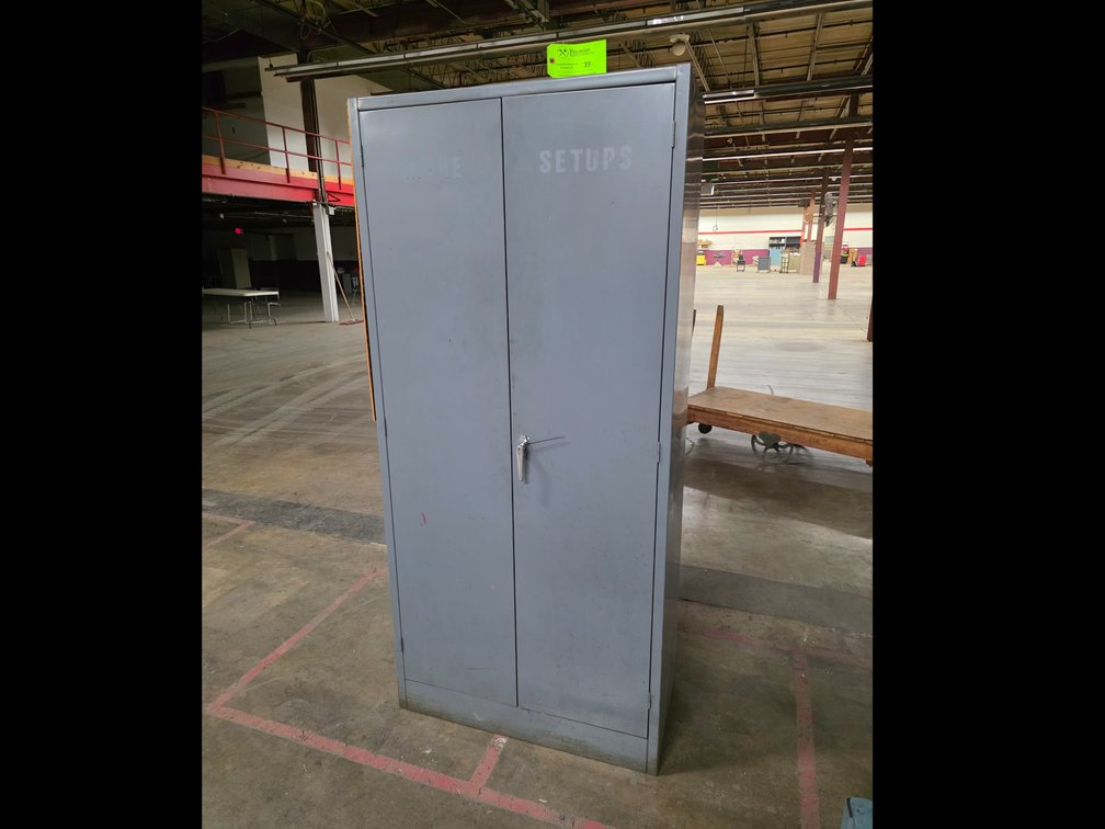 2-Door Metal Cabinet.