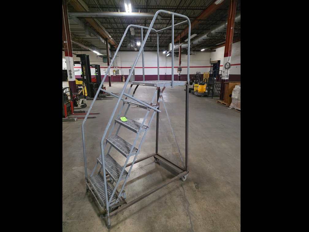 Cotterman Rolling Safety Stairs.
