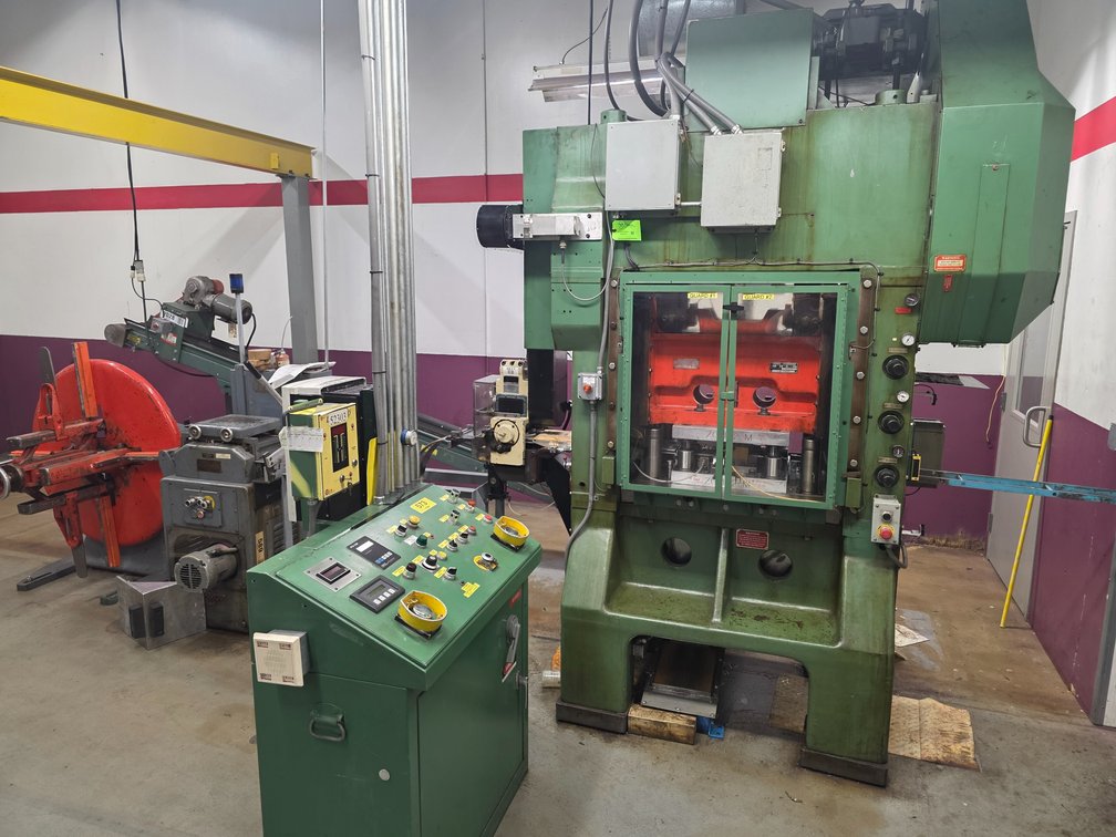 L&J #CM2-45, Straight Side Press.