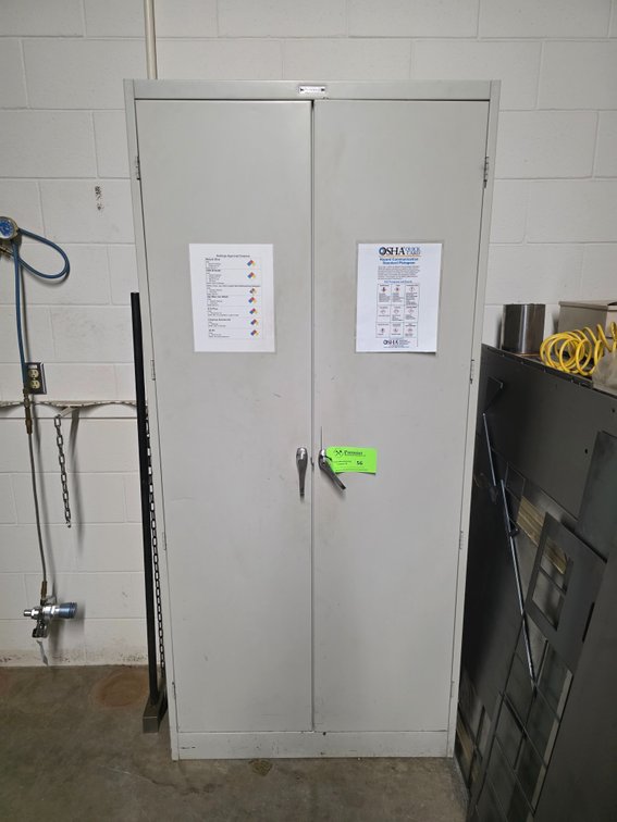 Tennsco 2-Door Metal Cabinet.