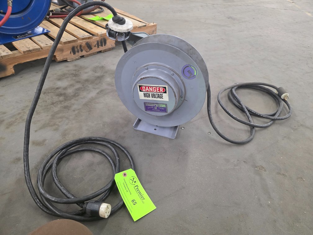 Spring-O-Matic 30Amp 120V. Retractable Cord Reel.