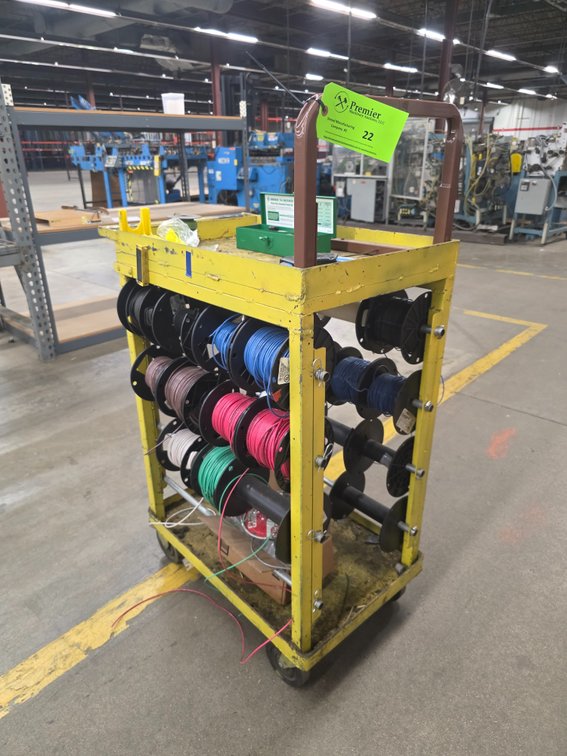 Electrical Reel Cart w/ Contents.