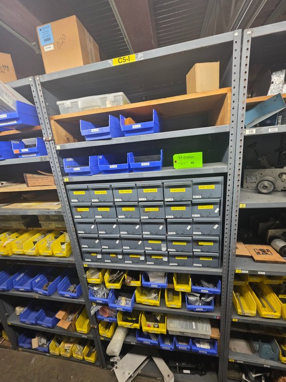 Contents of Entire Shelving Unit.