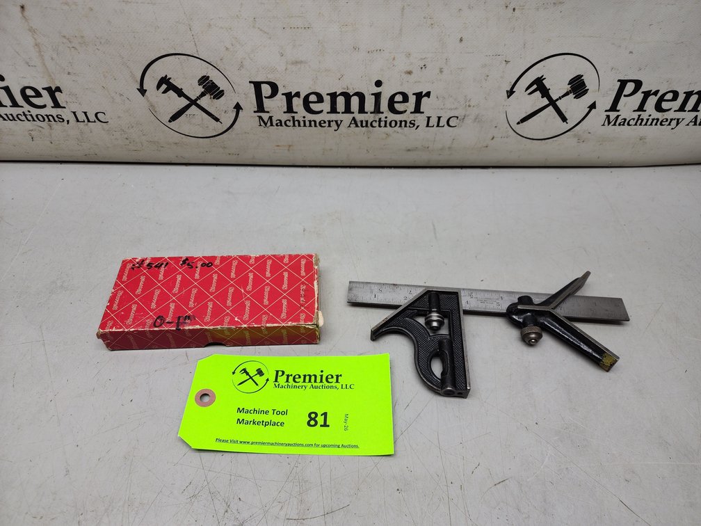 Starrett Square and No. 436 Micrometer.
