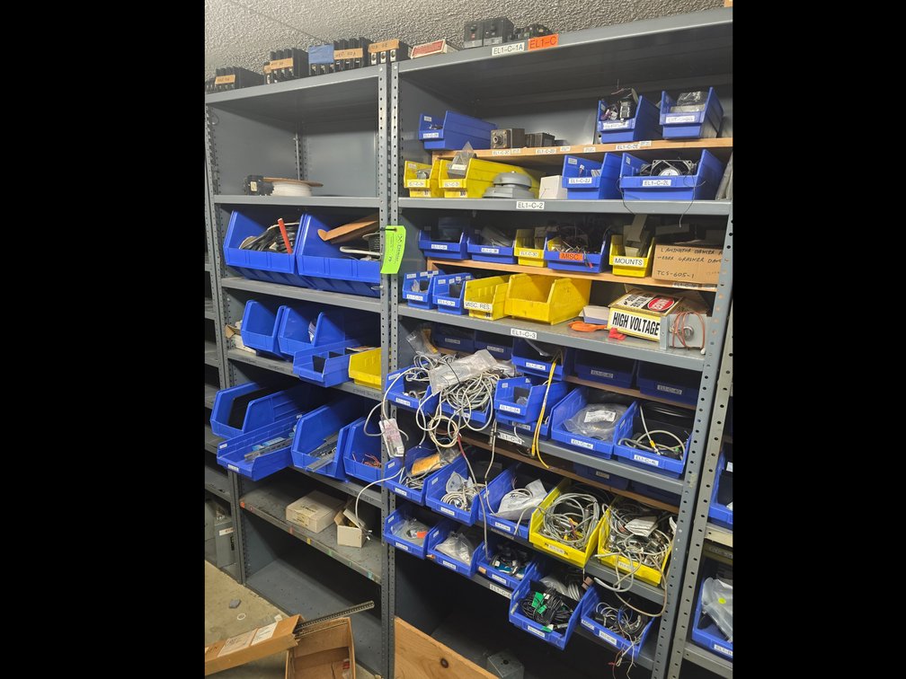 Contents of (2) Shelving Units.