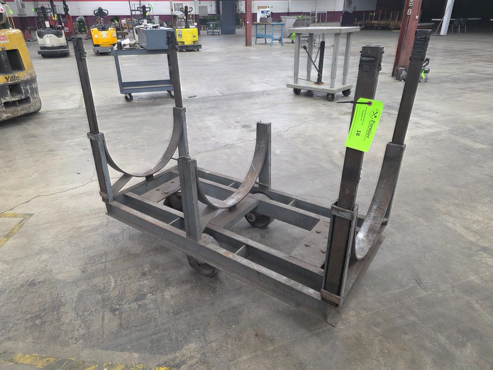 Steel Stock Material Moving Cart.