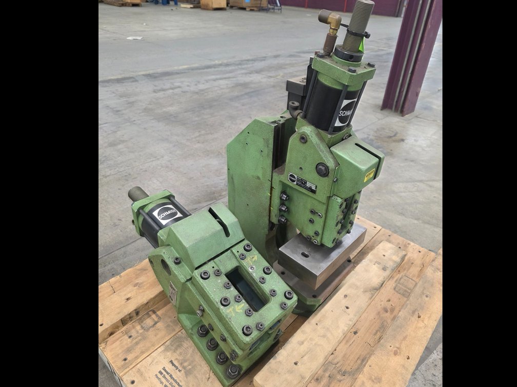 Schmidt Pneumatic Press. Machine no. 95, Extra Head