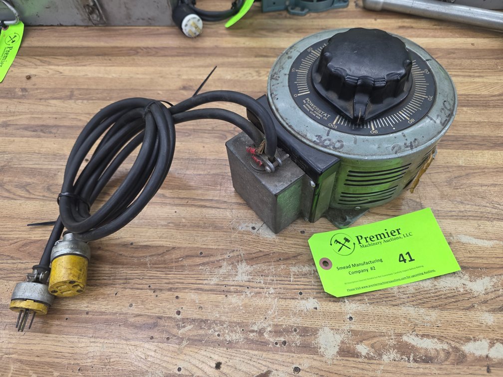 Superior Electric Co. "Powerstat" Variable Transformer