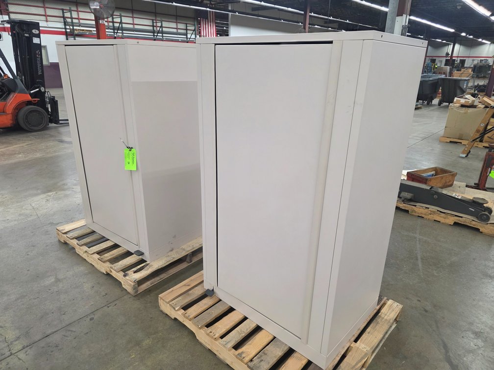 (2) Rotary Storage Cabinets.