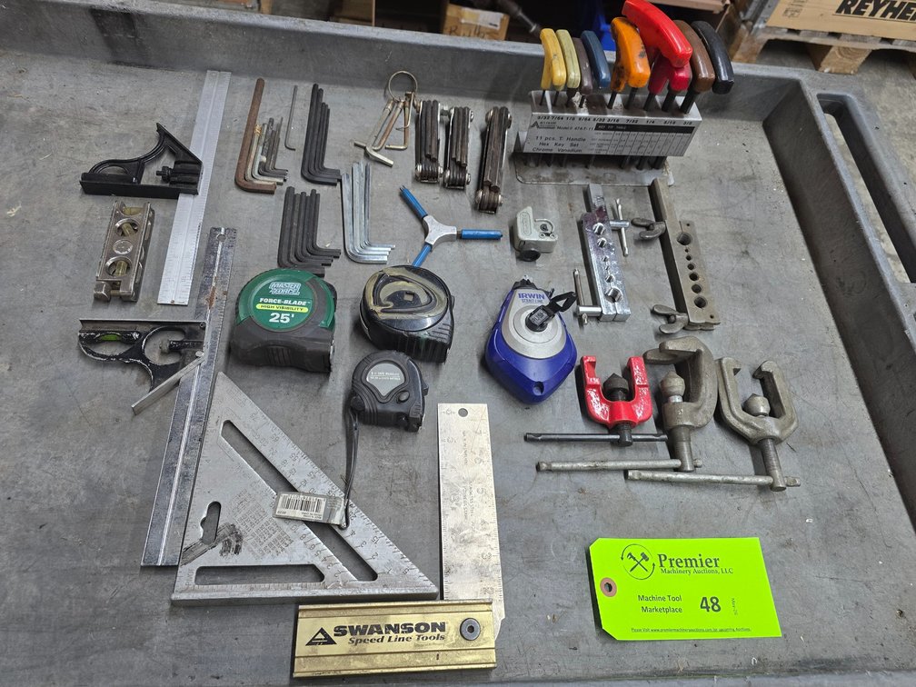 Allen Wrenches, Measuring Tools and More.