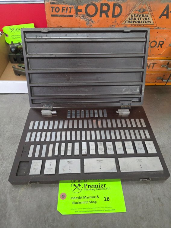 Johansson Inc. (Ford Motor Company) Gauge Block Set
