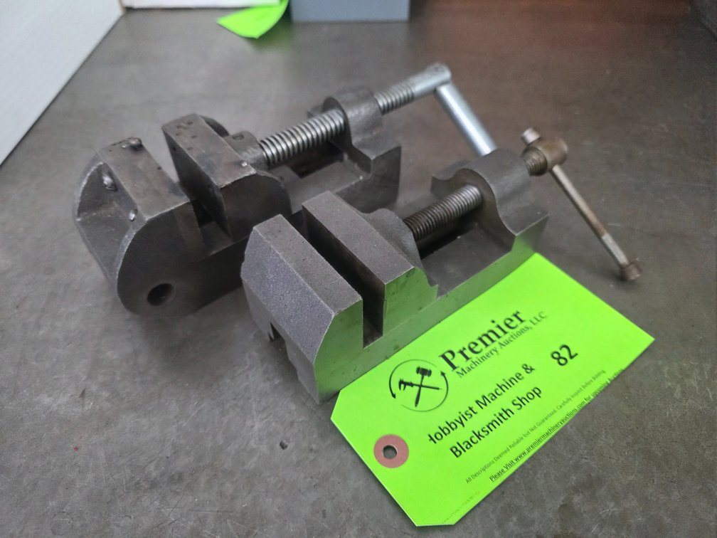 (2) Small Vises.