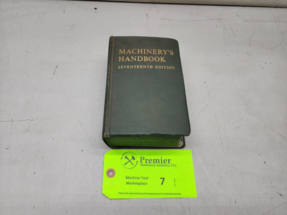 Machinery's Handbook.