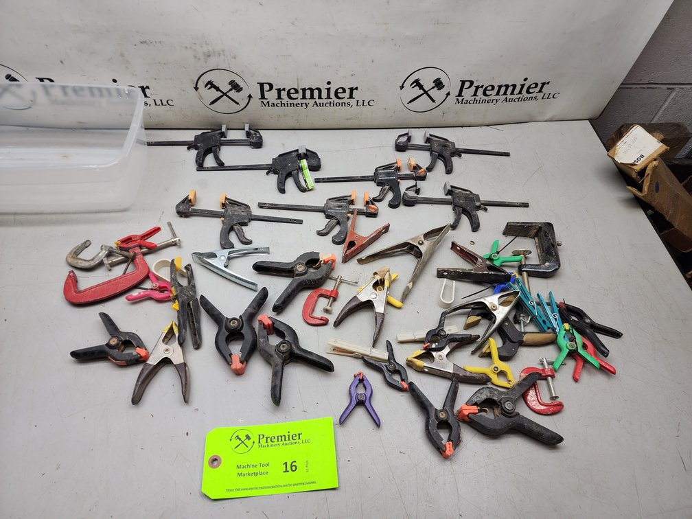 Assorted Small Clamps.