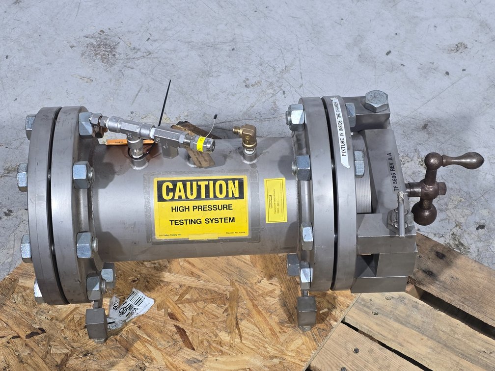 High Pressure Testing Unit.