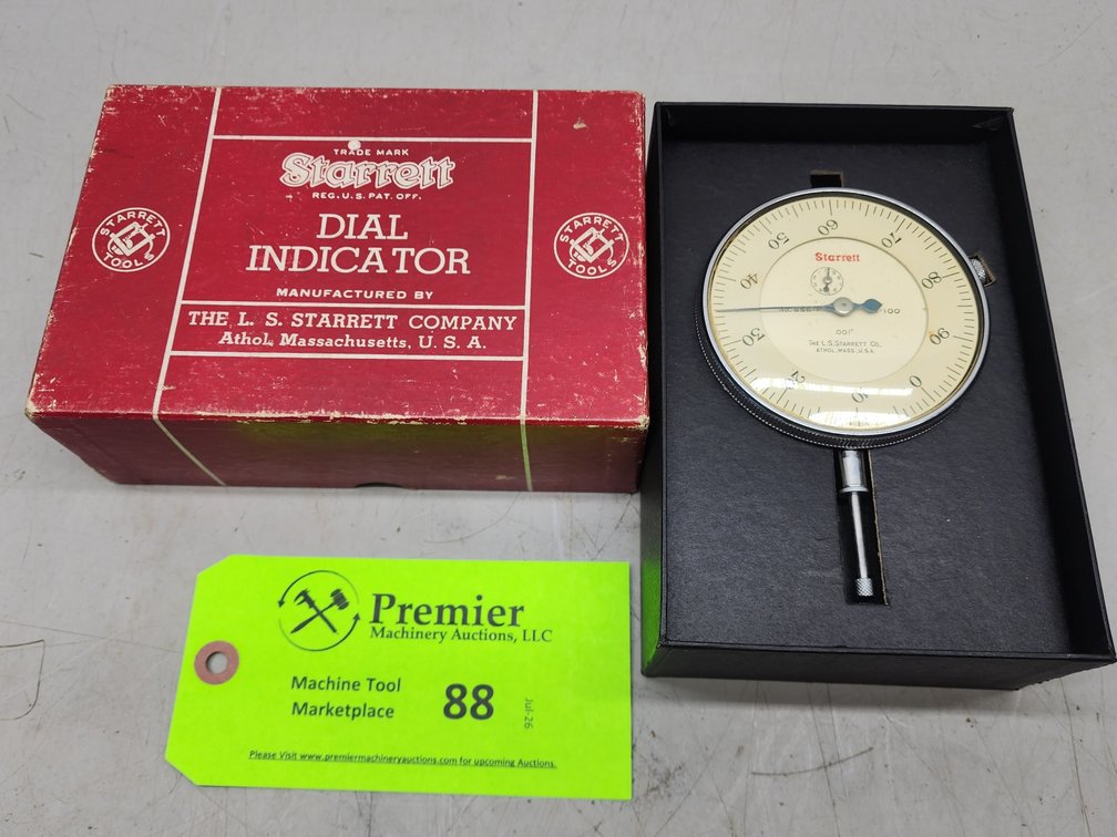 Starrett Dial Indicator.