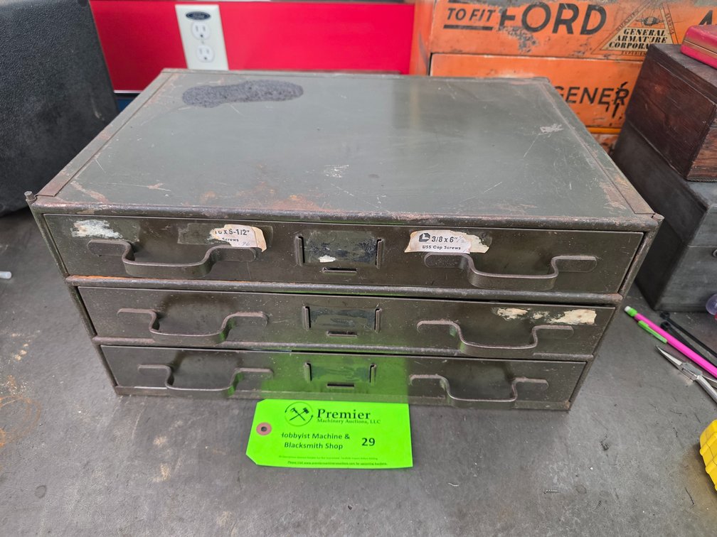 3-Drawer Small Parts Cabinet