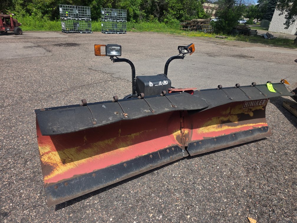Hiniker 112" Wide V-Plow.