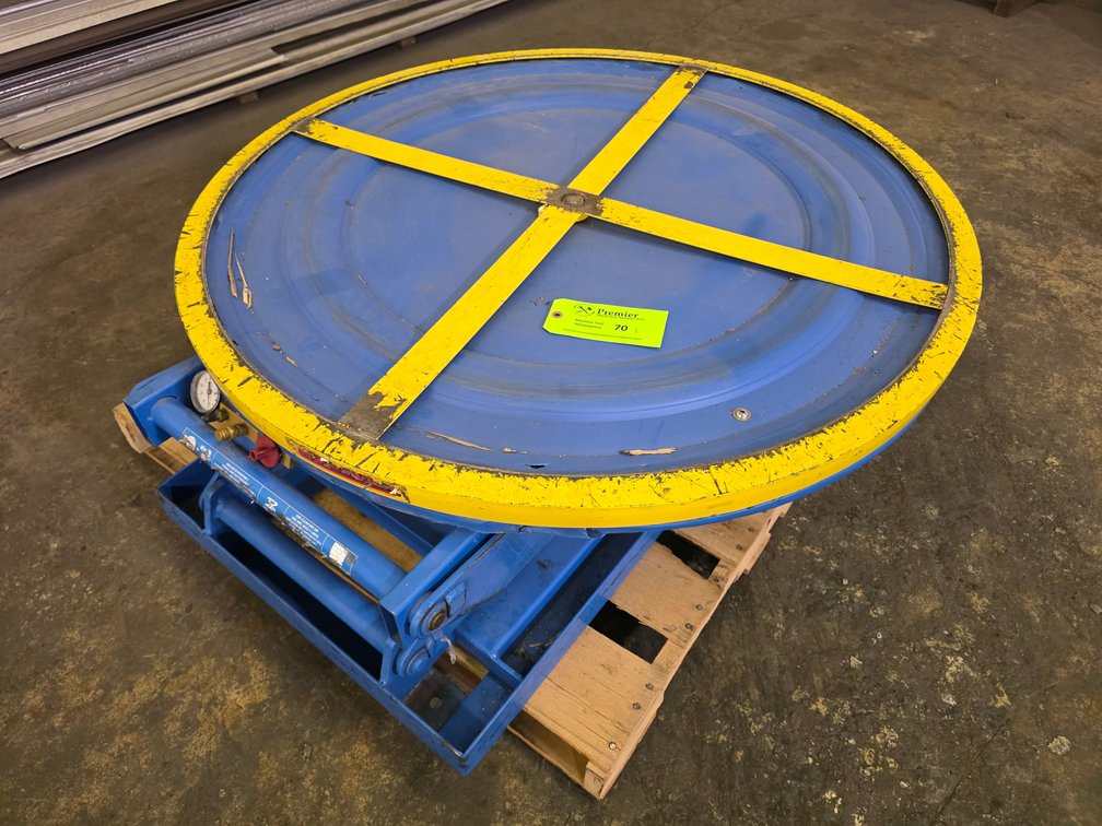 Bishamon Pneumatic Pallet Positioner.