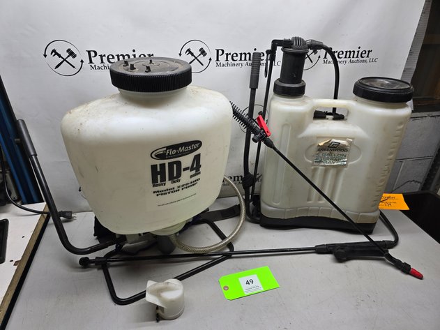Image for (2) 4 Gallon Backpack Sprayers.