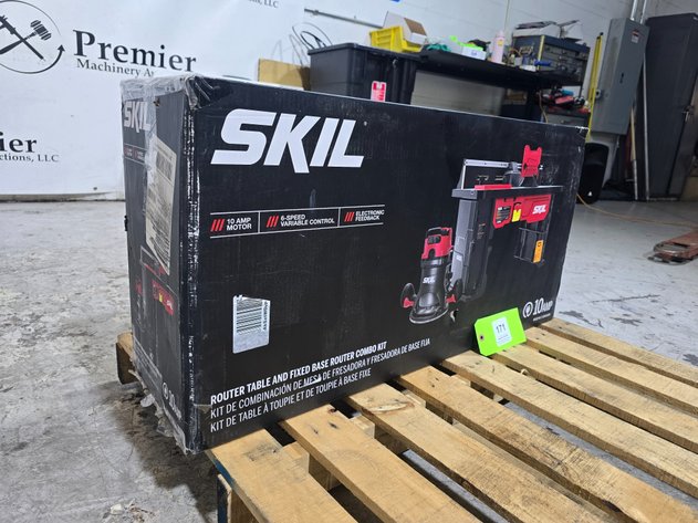 Image for New in Box, SKIL Model: RT1323-01 Router Table and Fixed Base Router Combo Kit