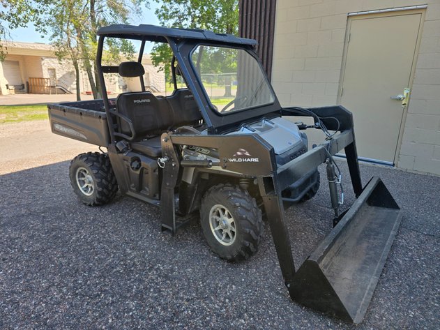 Image for 2009 Polaris Ranger 700 EFI HD UTV with Wild Hare Loader