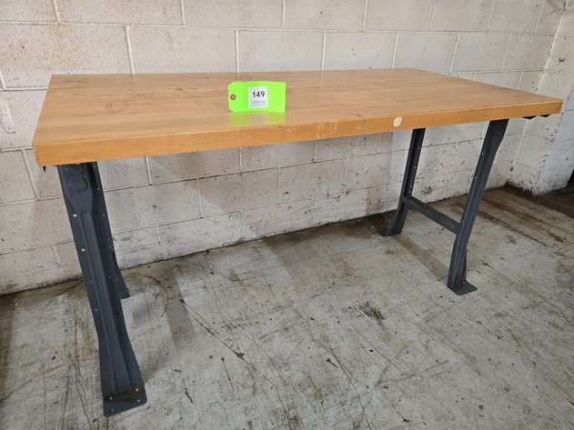 Image for Butcher Block Top Work Bench.