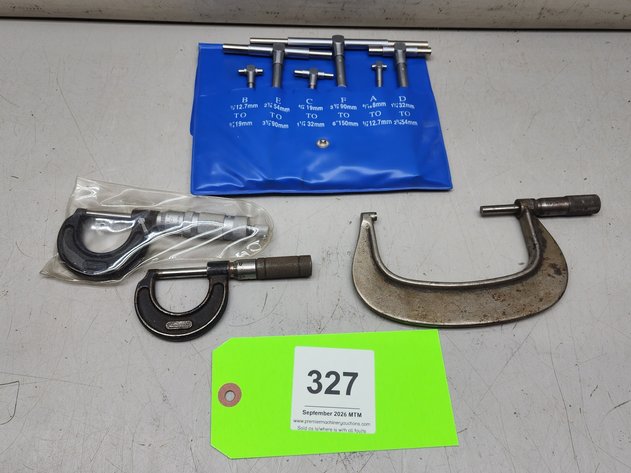 Image for (3) Micrometers and Telescopic Gages.