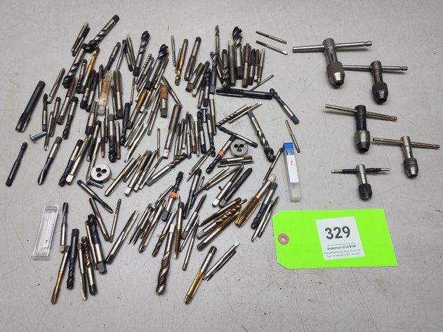 Image for Assorted Taps & Tap Wrenches.