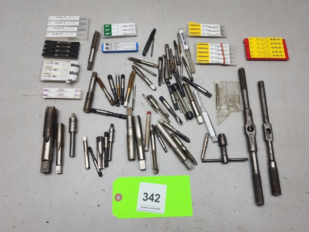 Image for Assorted Taps & Tap Wrenches.